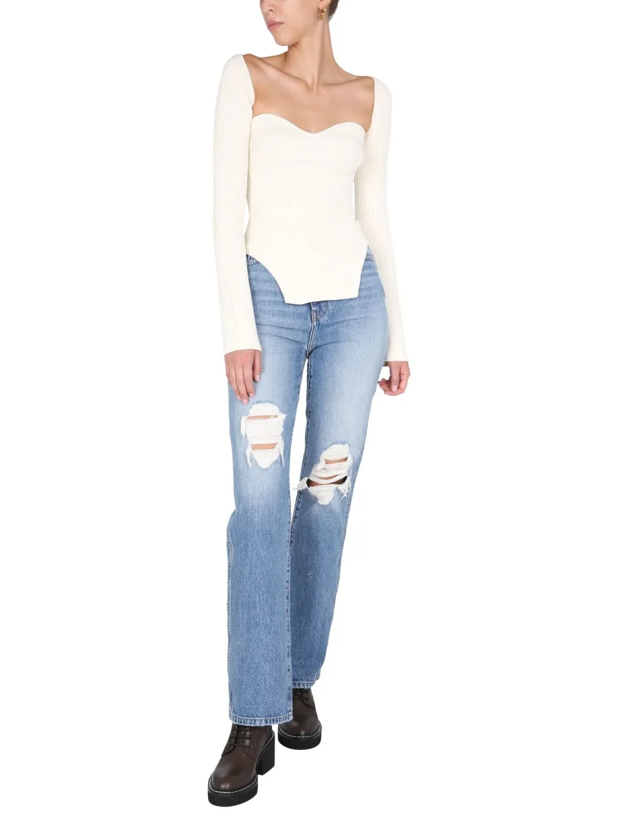 Khaite Danielle Ripped Jeans