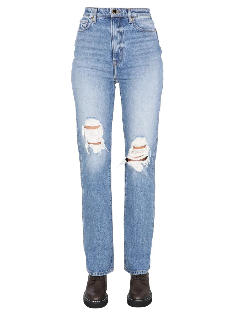 Khaite Danielle Ripped Jeans