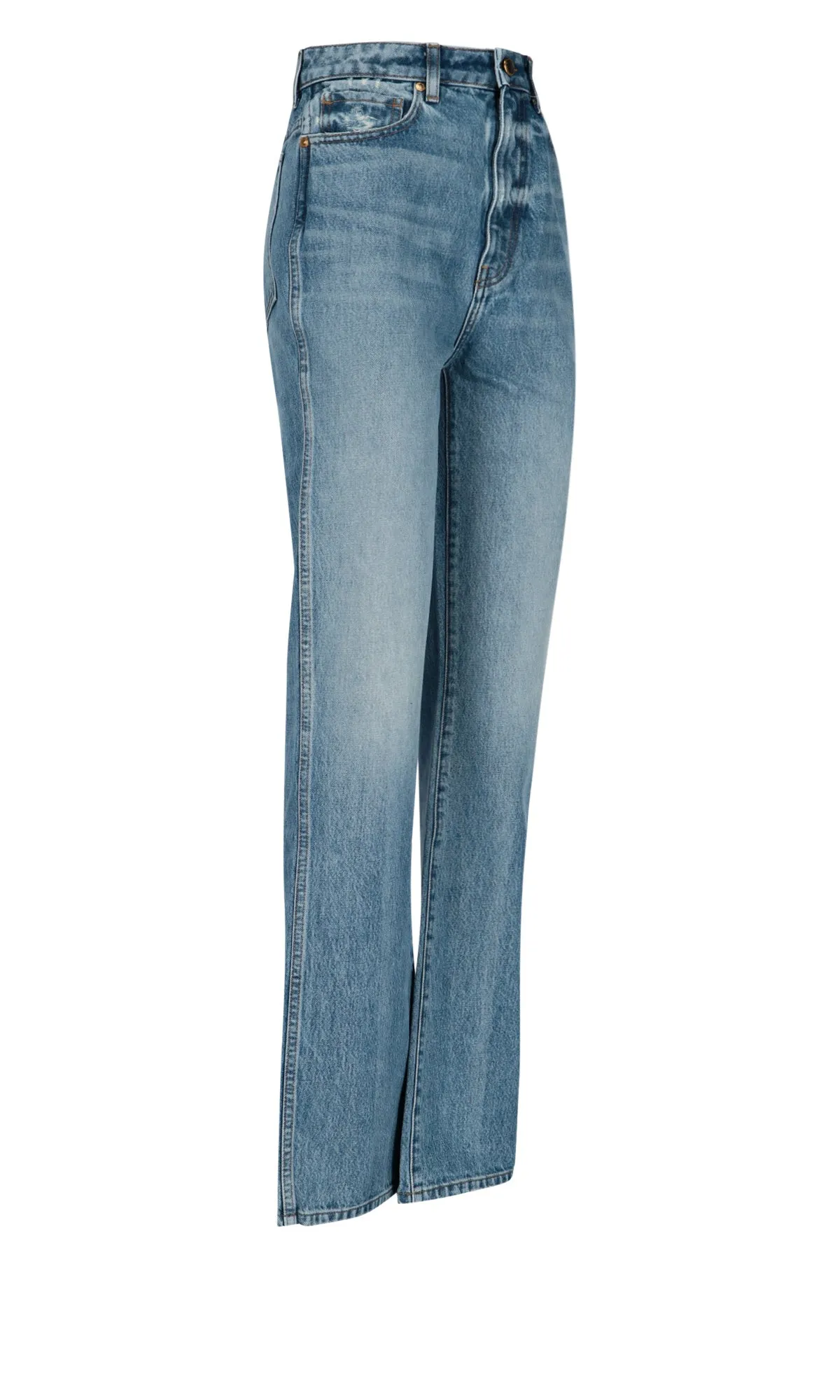 Khaite Danielle Straight Leg Jeans