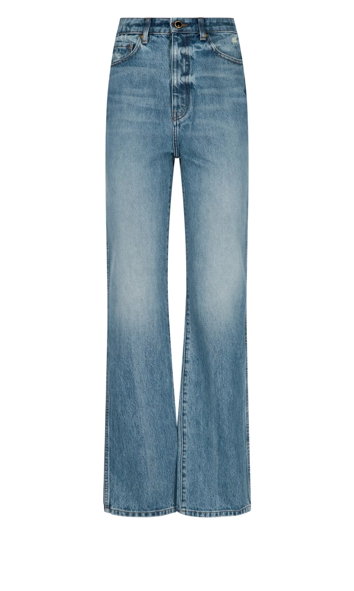 Khaite Danielle Straight Leg Jeans