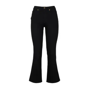 Khaite Flared Mid Rise Jeans