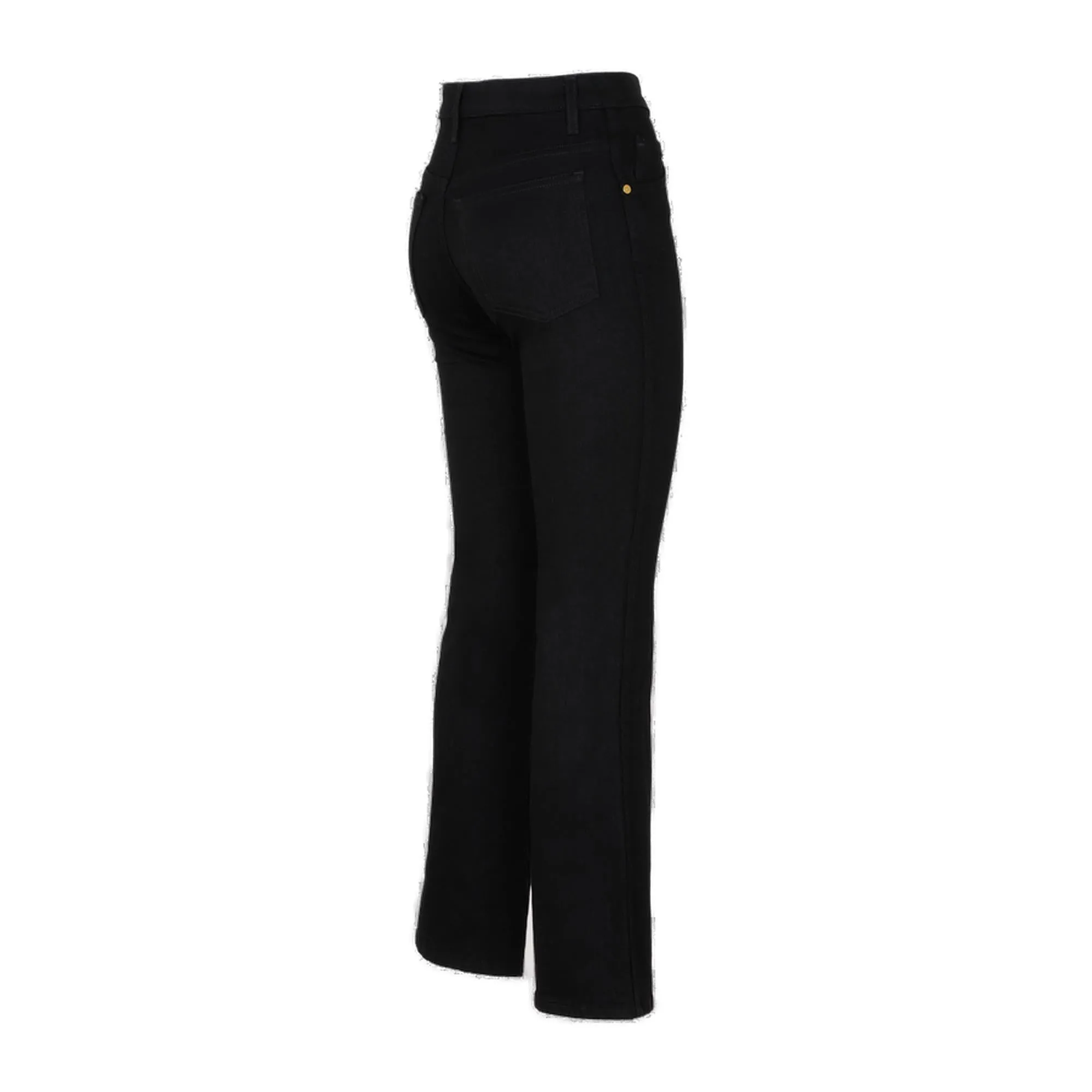 Khaite Flared Mid Rise Jeans