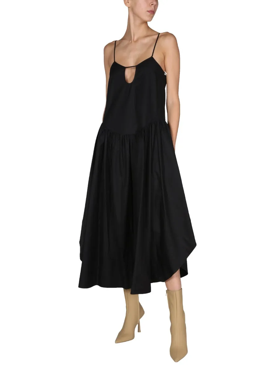 Khaite Flared Midi Dress