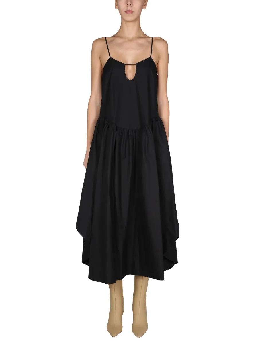 Khaite Flared Midi Dress