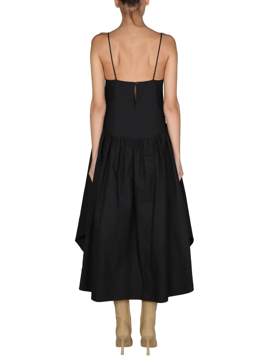 Khaite Flared Midi Dress