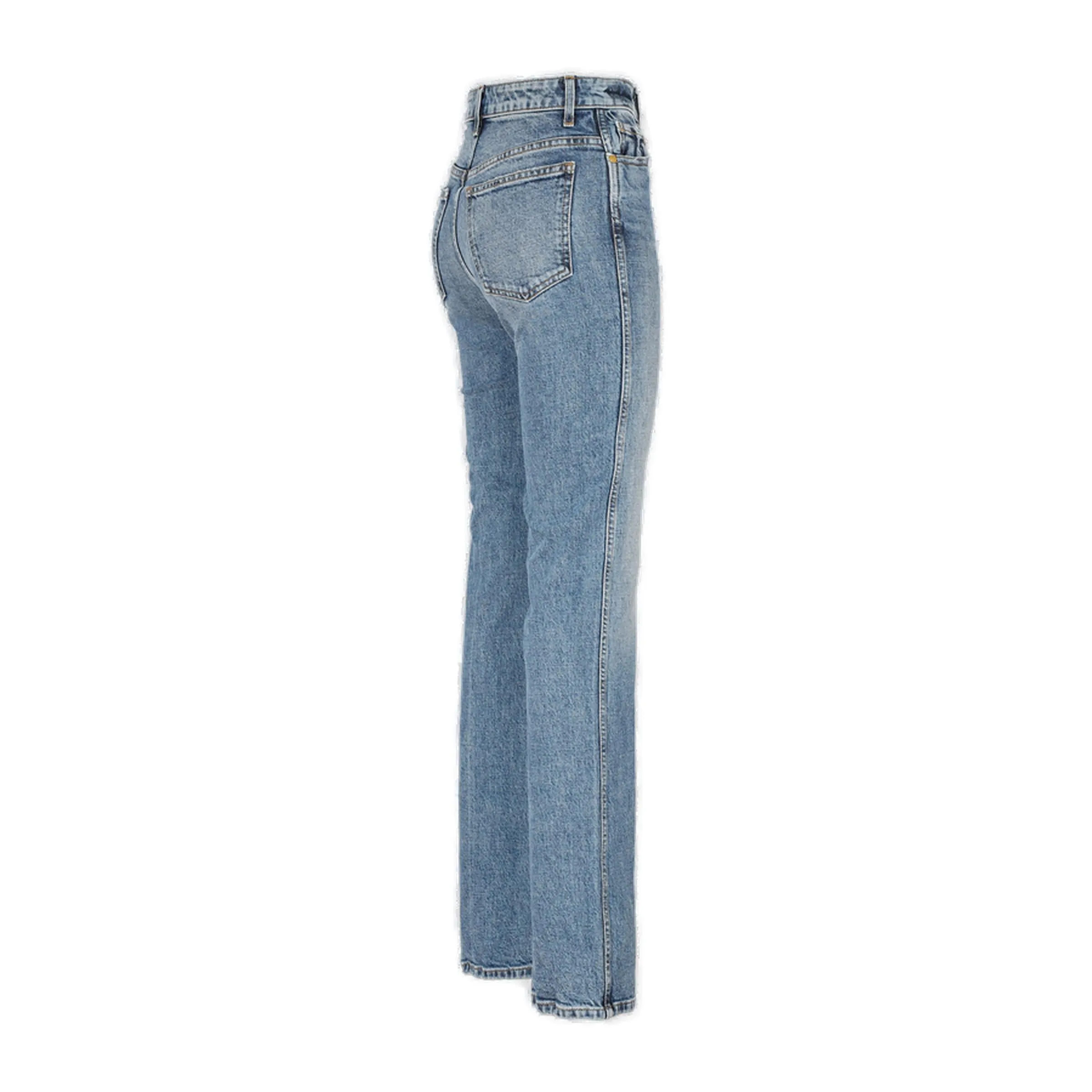 Khaite High-Waisted Faded-Effect Jeans