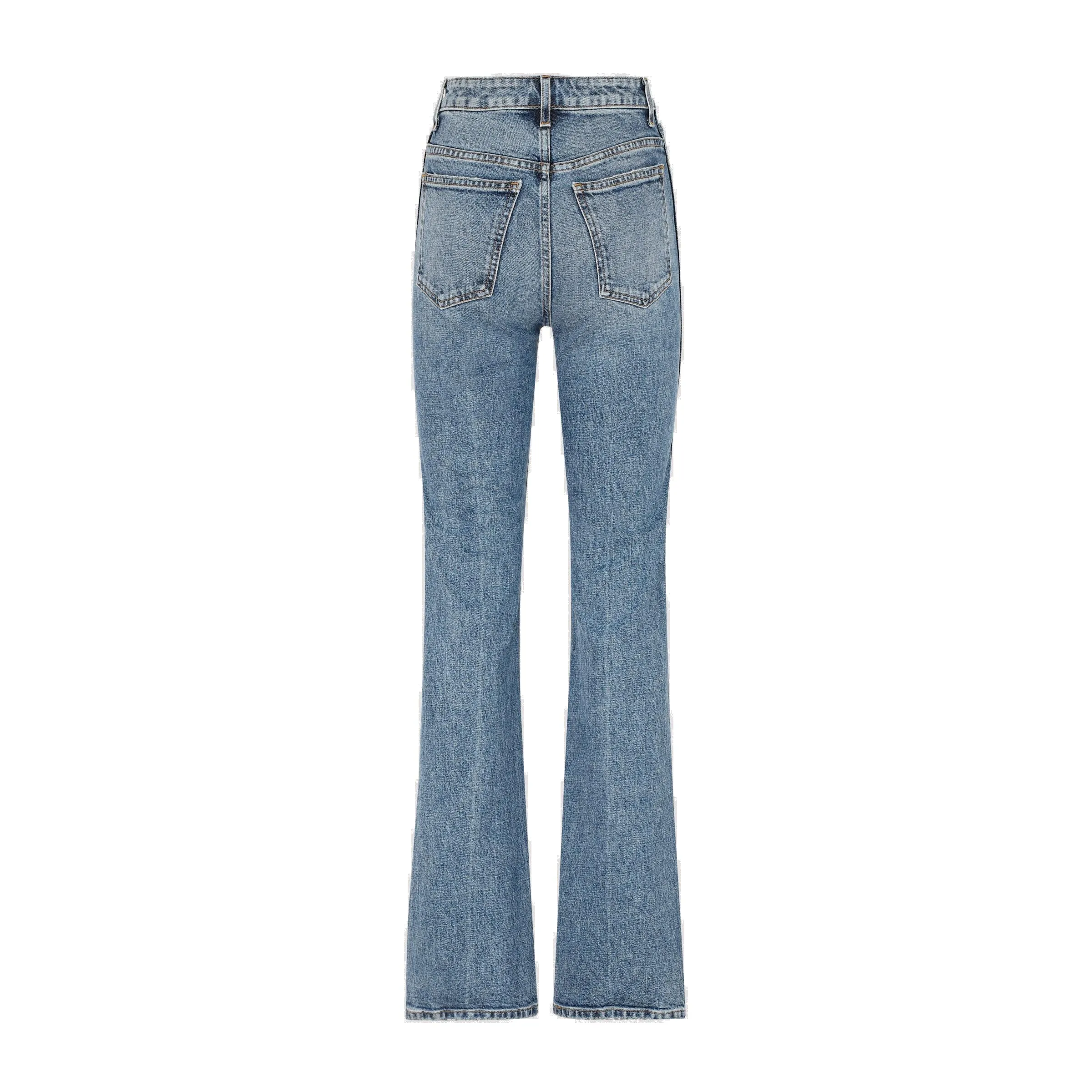 Khaite High-Waisted Faded-Effect Jeans