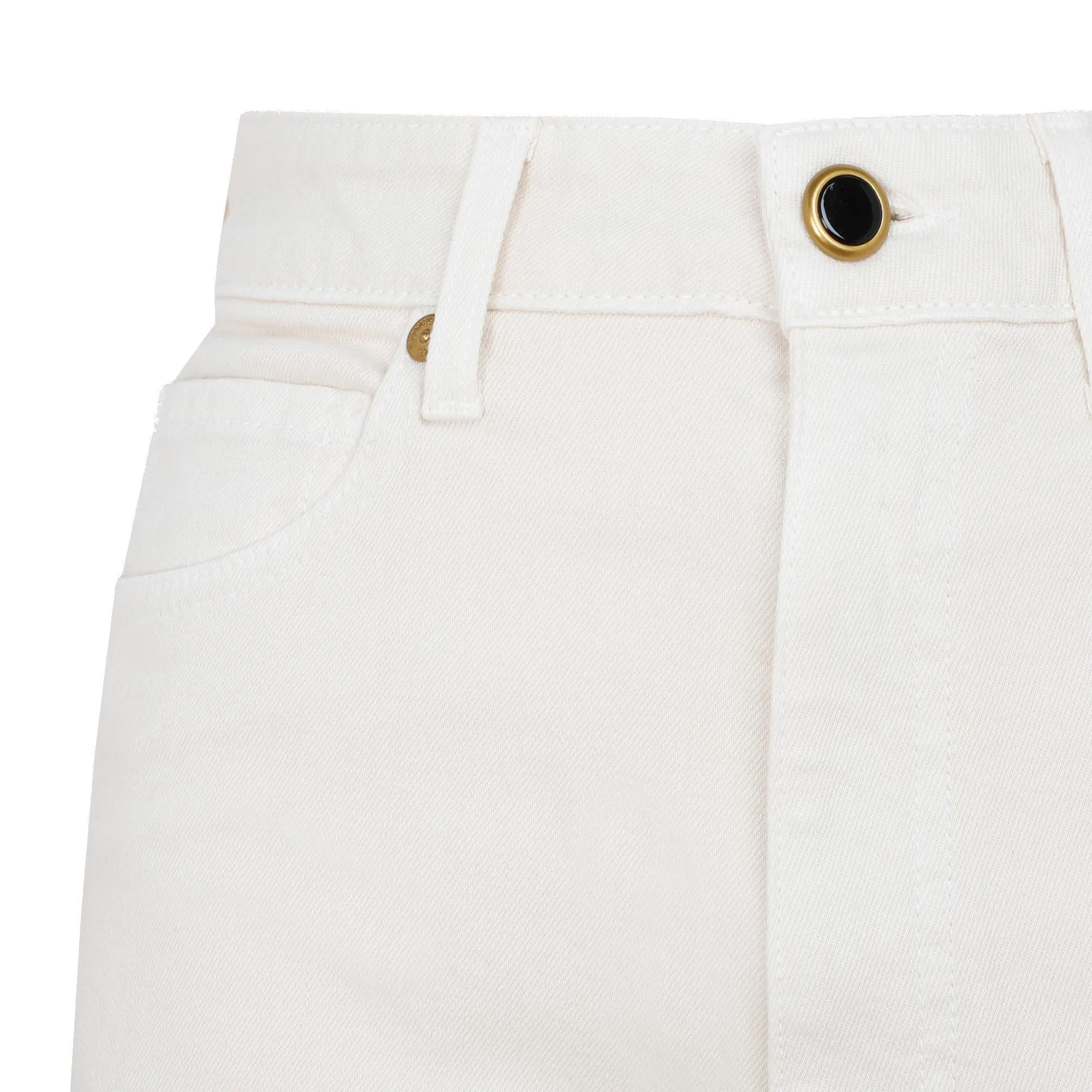 Khaite High Waisted Slim Cut Jeans