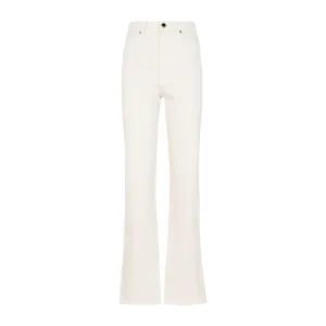 Khaite High Waisted Slim Cut Jeans