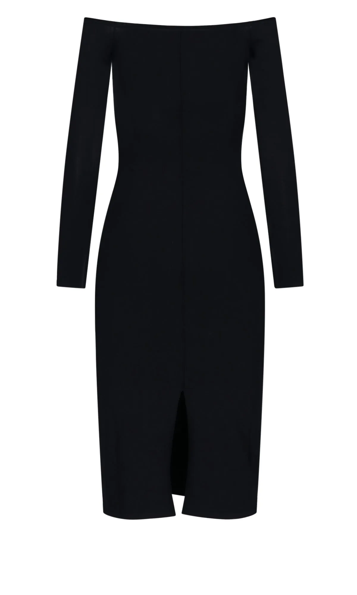Khaite Off-Shoulder Midi Dress