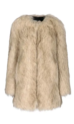Khaite Remy Faux Fur Coat