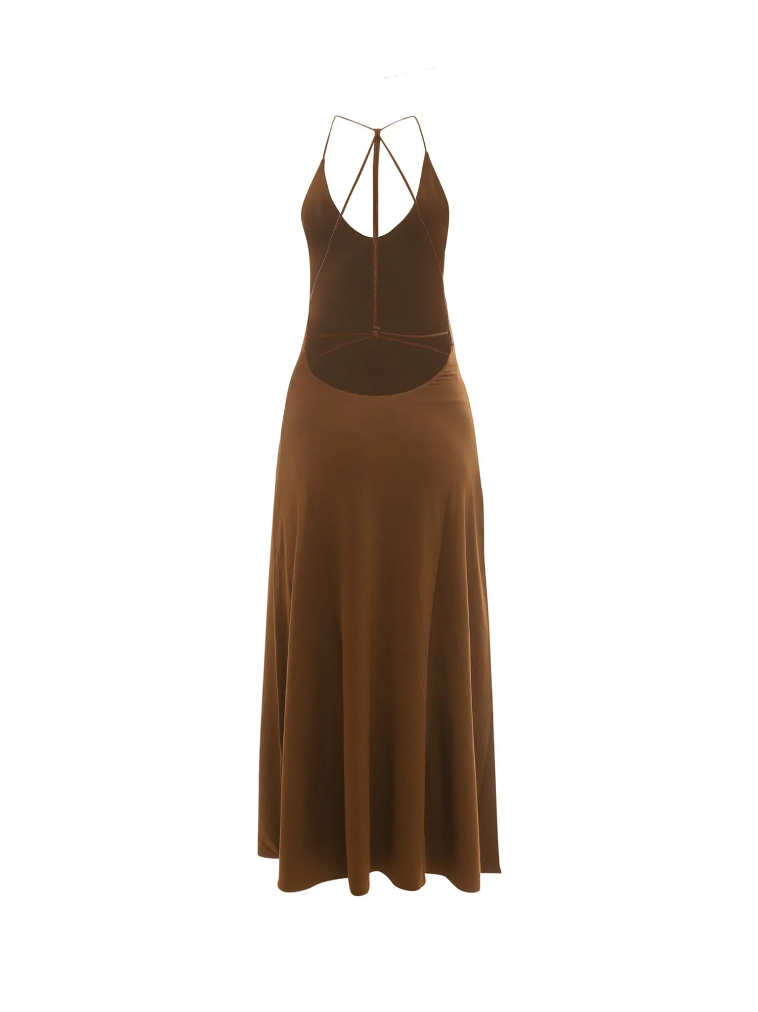 Khaite Sleeveless Flared Maxi Dress