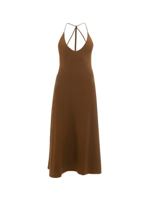 Khaite Sleeveless Flared Maxi Dress
