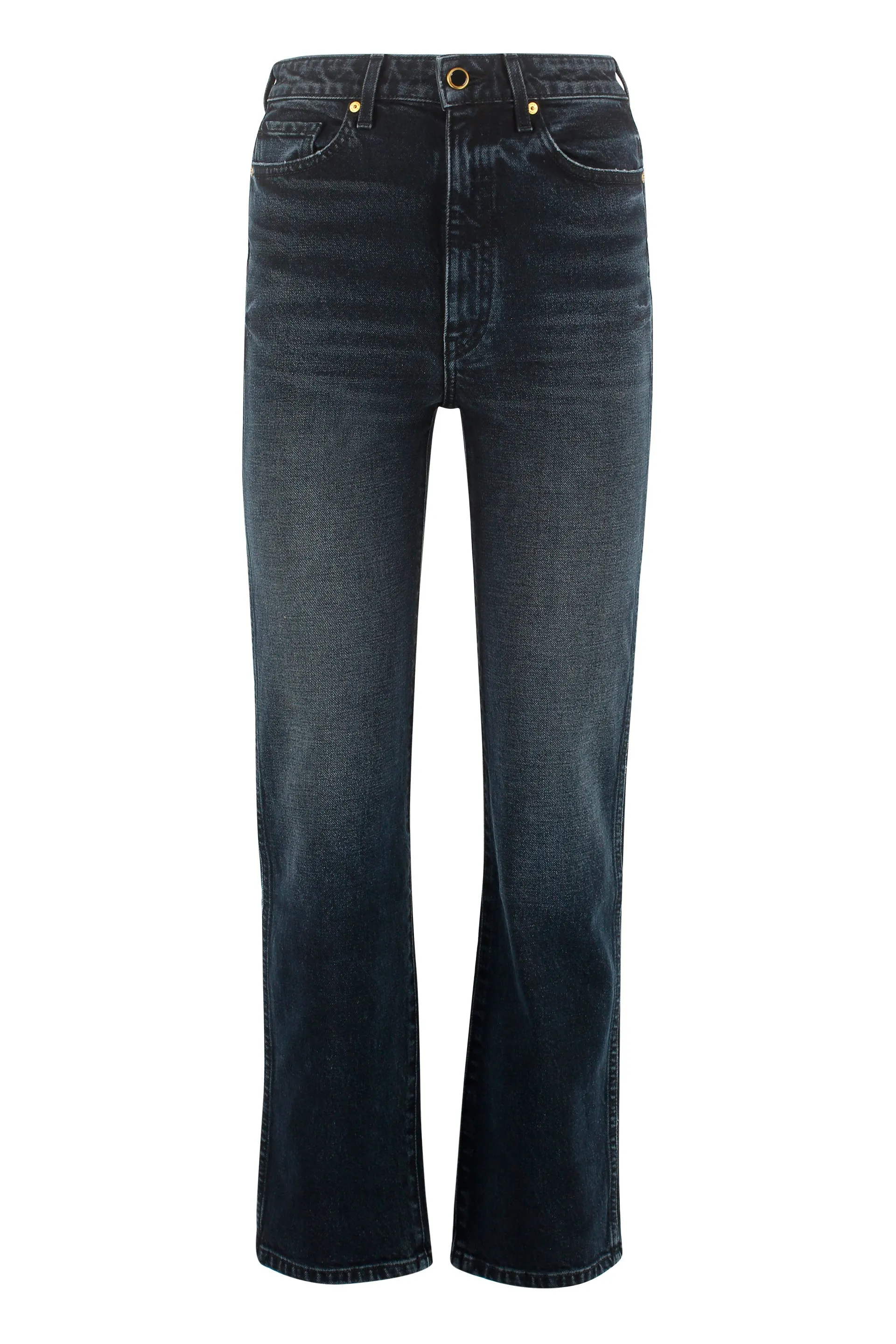 Khaite Straight Leg Jeans