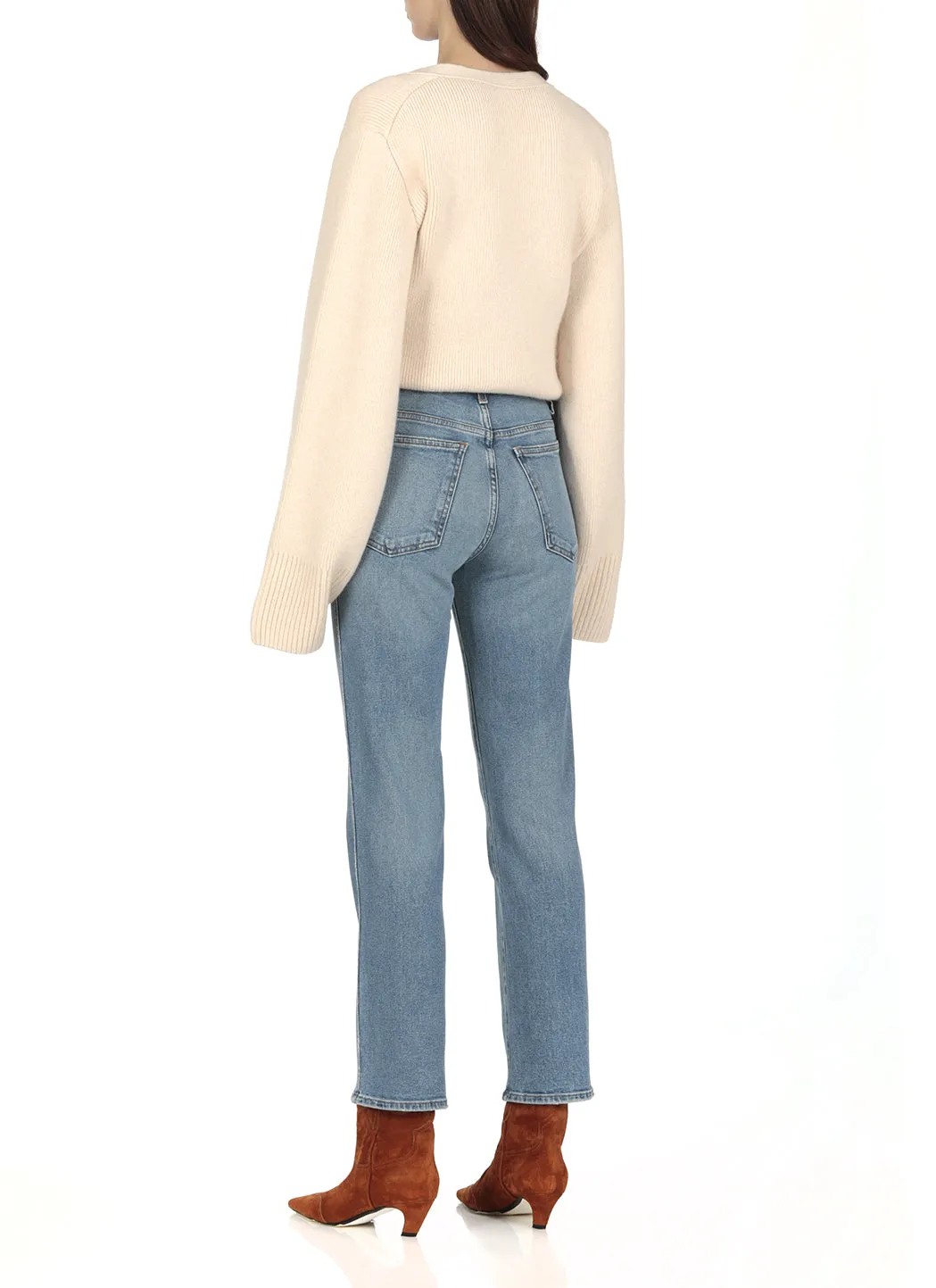Khaite Vivian Flared Leg Jeans