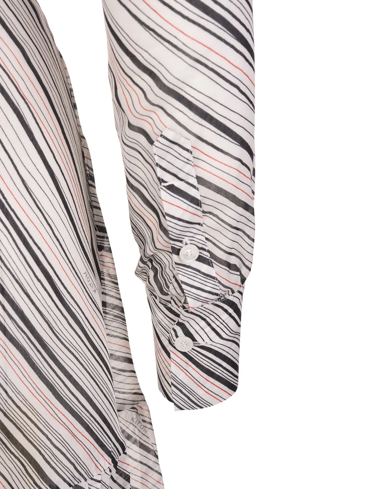 Kiton Striped Long-Sleeved Dress