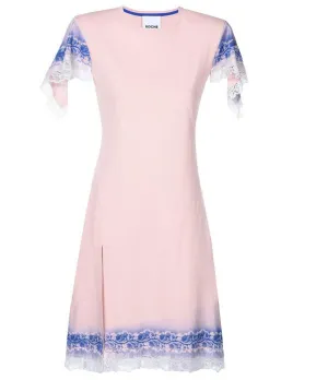 Koch Logo Embroidered Lace Dress