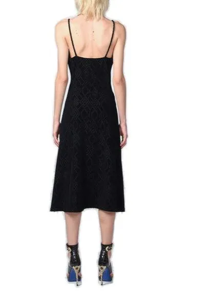 Koch Monogram Midi Dress