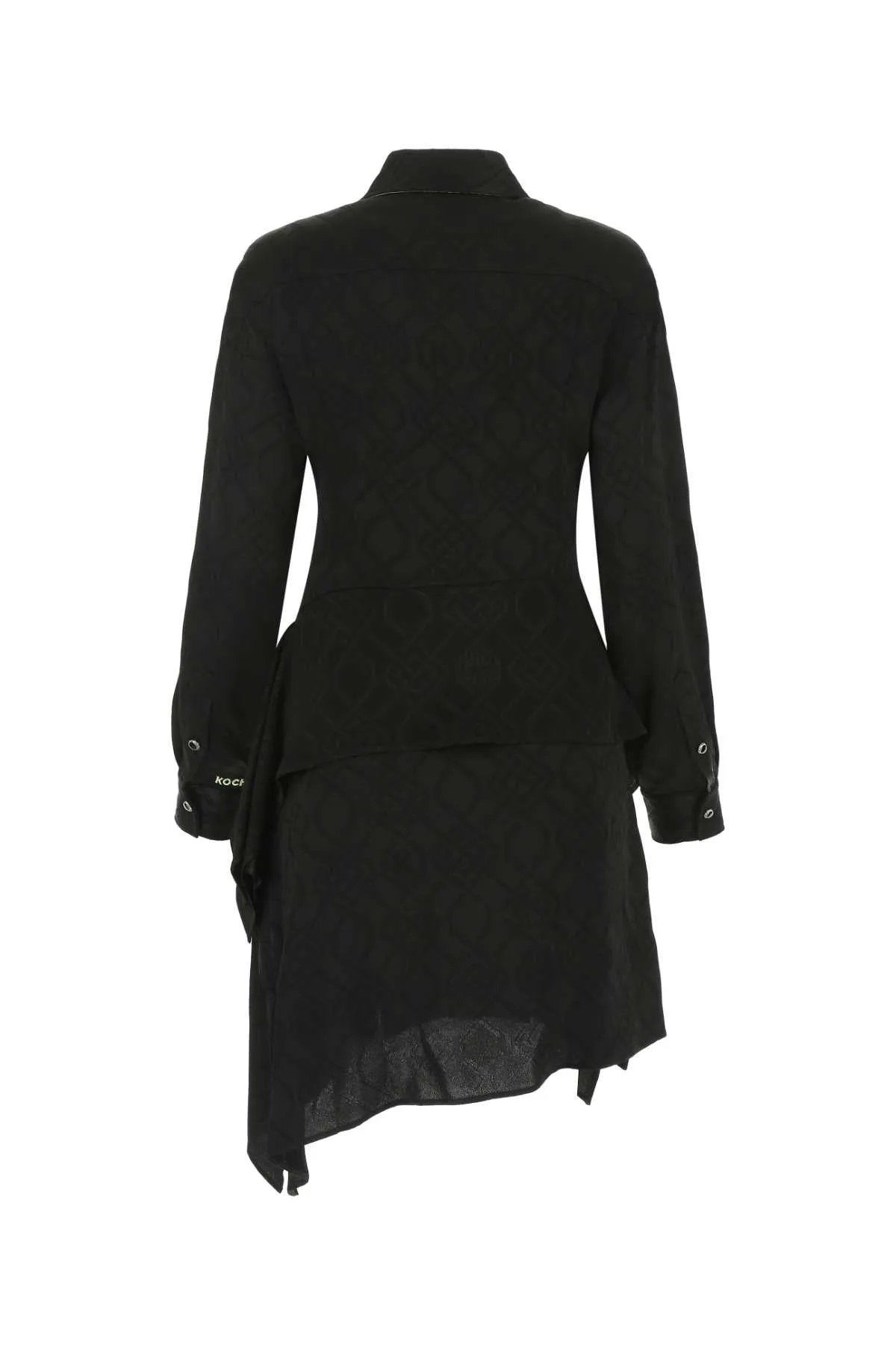 Koch Monogram Satin Dress