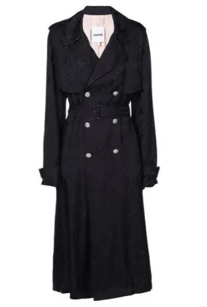 Koch Monogram Trench Coat