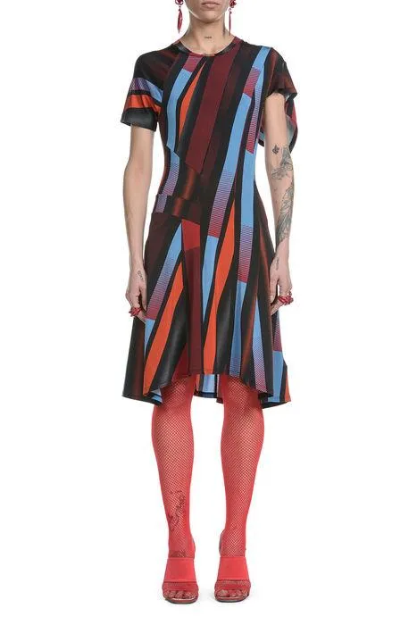Koch Patchwork Lace-Detailed Dress