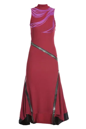 Koch Turtleneck Sleeveless Dress