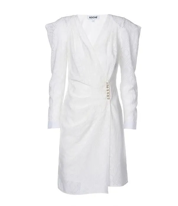 Koch Wrapped Monogram Dress