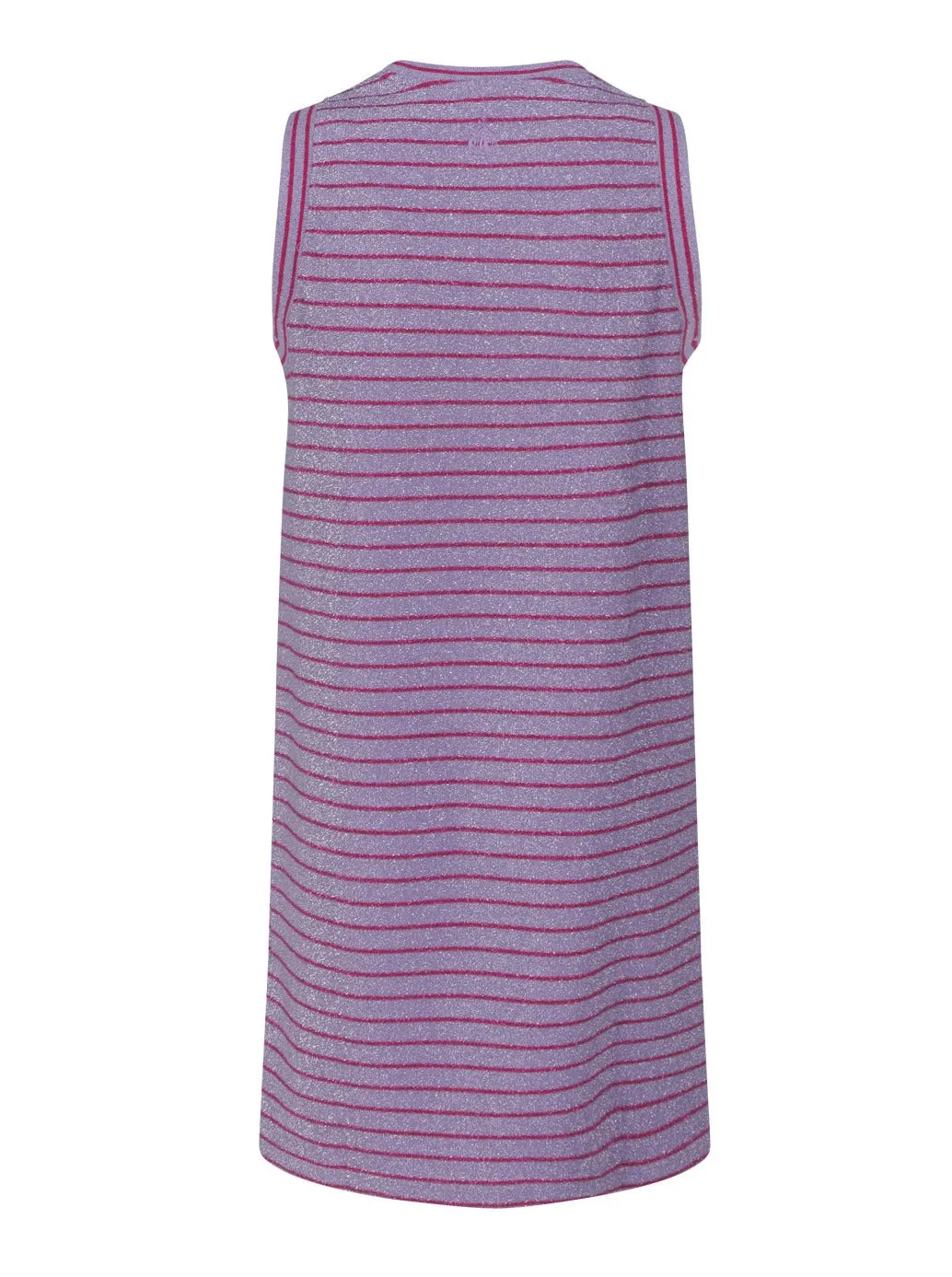 Lanvin Logo Embroidered Striped Dress