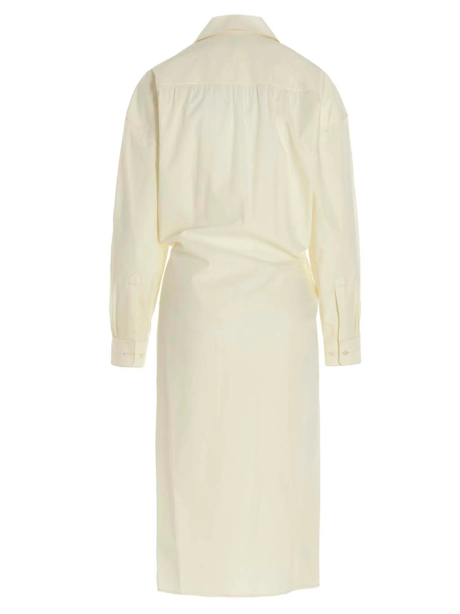Lemaire Long-Sleeved Twisted Dress