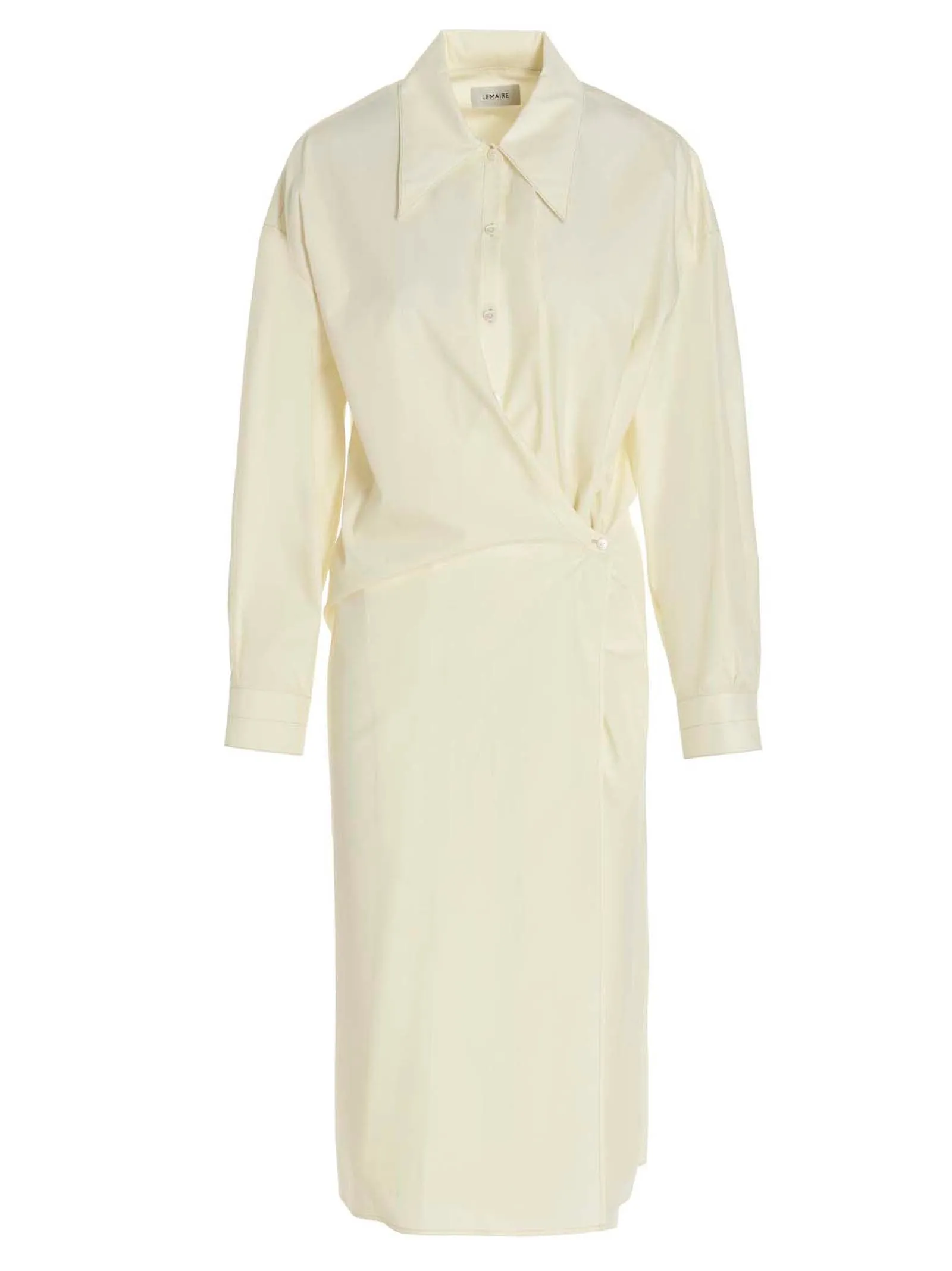 Lemaire Long-Sleeved Twisted Dress