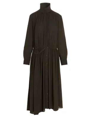 Lemaire Ruffled Buttoned Dress