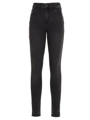 Liu Jo Studded Skinny Jeans