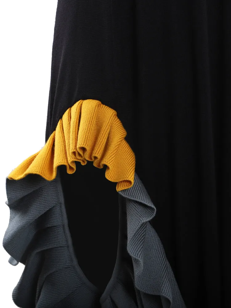 Loewe Ruffle Knit Midi Dress