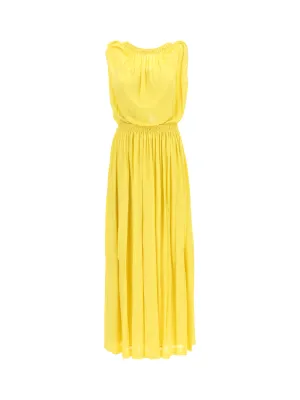 Loro Piana Pleated Sleeveless Dress