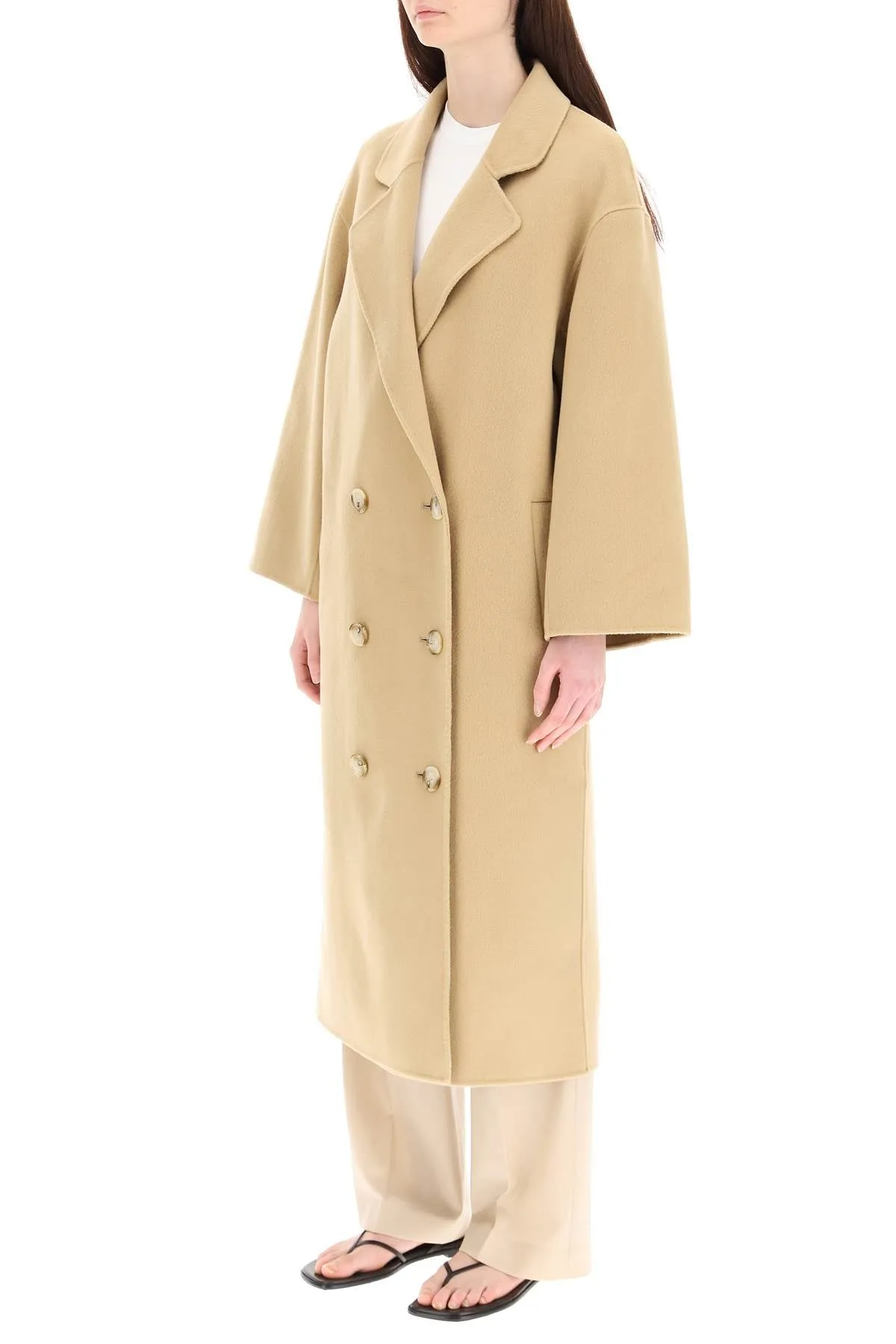 Loulou Studio Borneo Double-Breasted Coat