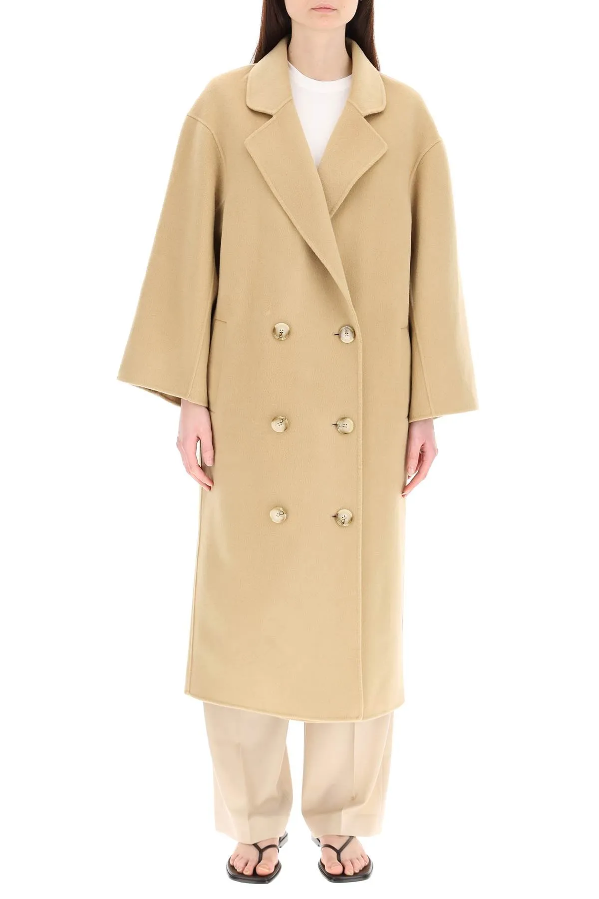Loulou Studio Borneo Double-Breasted Coat