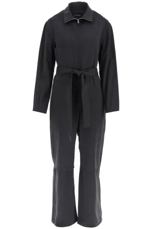 Low Classic Belted Patch Pocket Jumpsuit