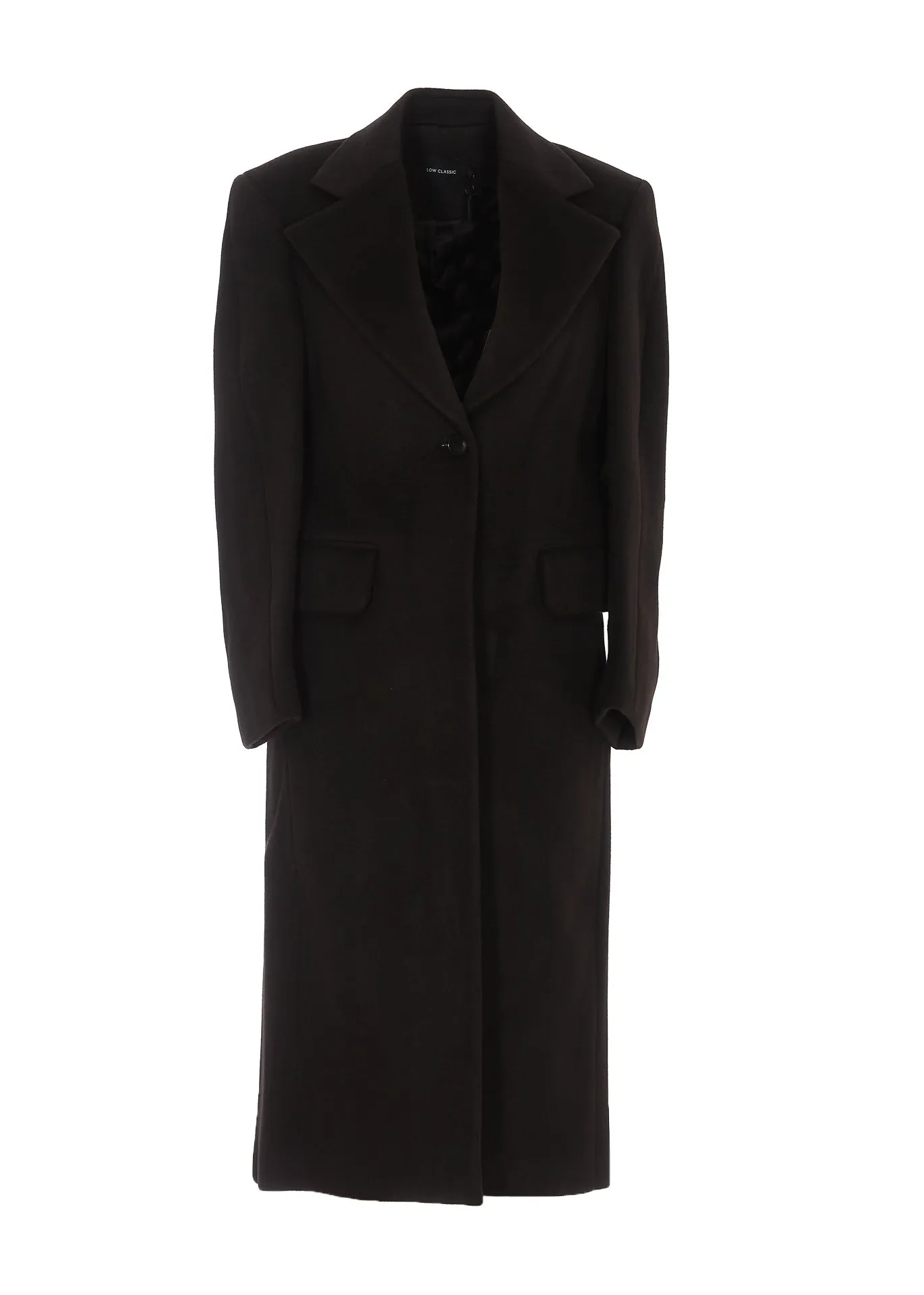 Low Classic Single-Breasted Tailored Coat