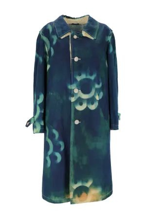 Maison Margiela Abstract-Pattern Long Sleeved Coat
