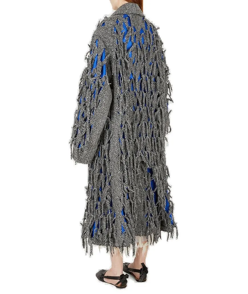 Maison Margiela Distressed Long-Sleeved Coat