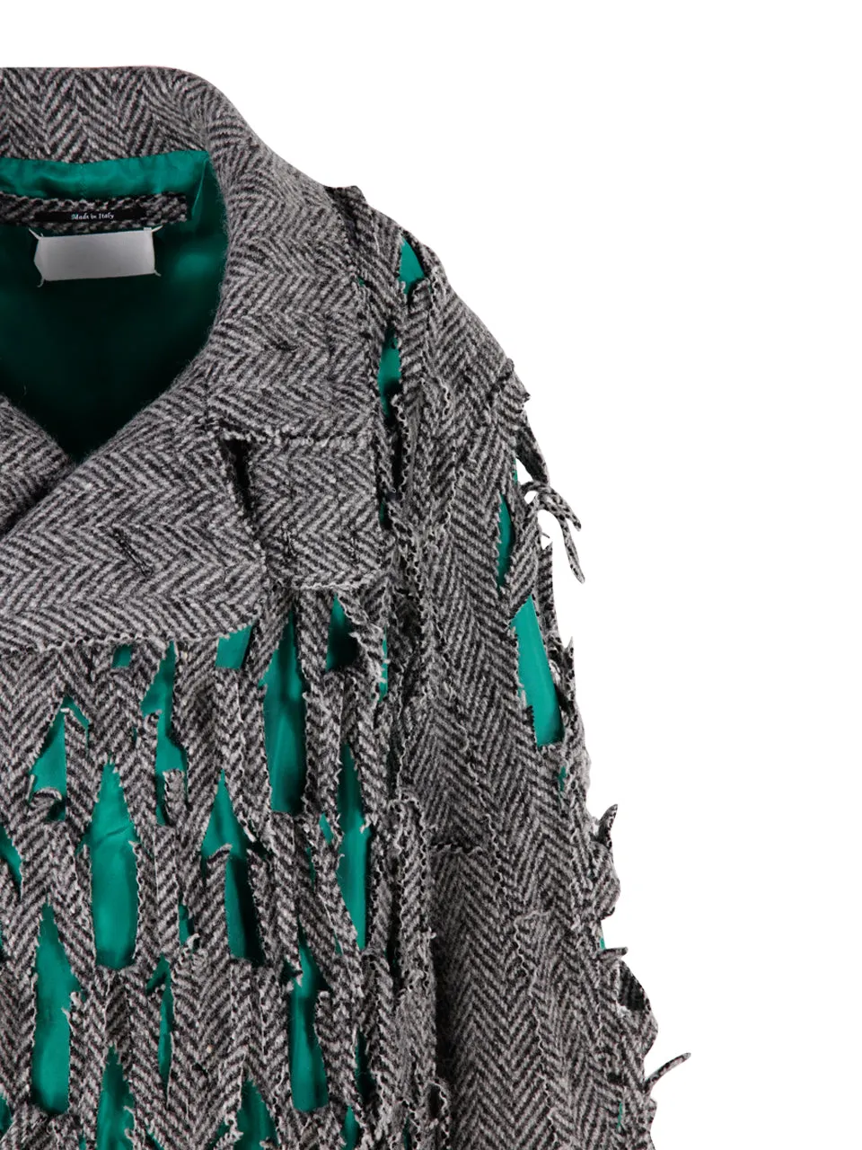Maison Margiela Distressed Long-Sleeved Coat