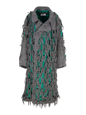 Maison Margiela Distressed Long-Sleeved Coat