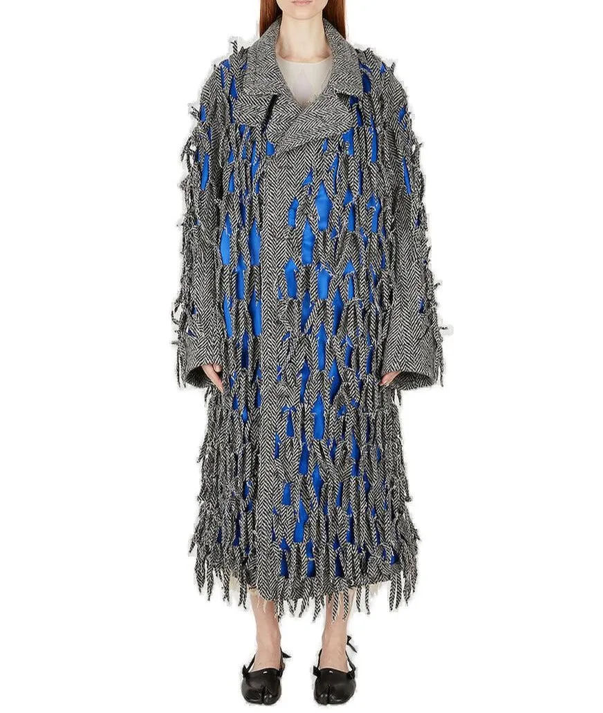 Maison Margiela Distressed Long-Sleeved Coat