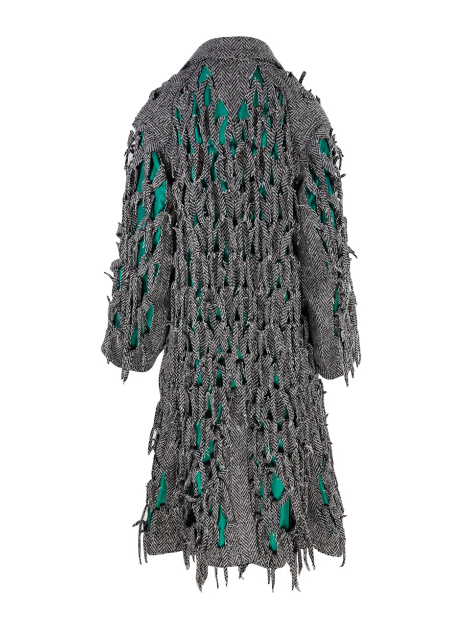 Maison Margiela Distressed Long-Sleeved Coat