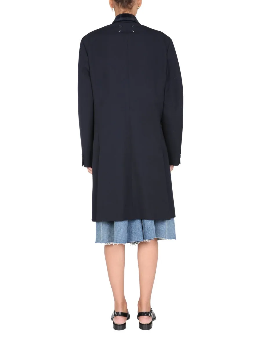 Maison Margiela Panelled Mid-Length Coat