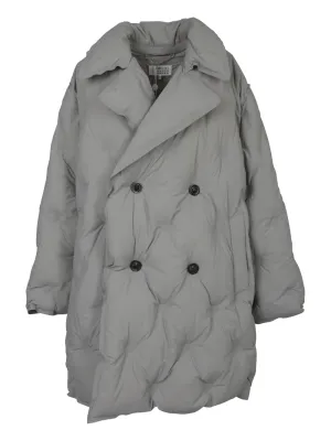 Maison Margiela Quilted Double Breasted Coat