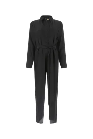 Marc Jacobs Long-Sleeved Gathered Detail Jumpsuit