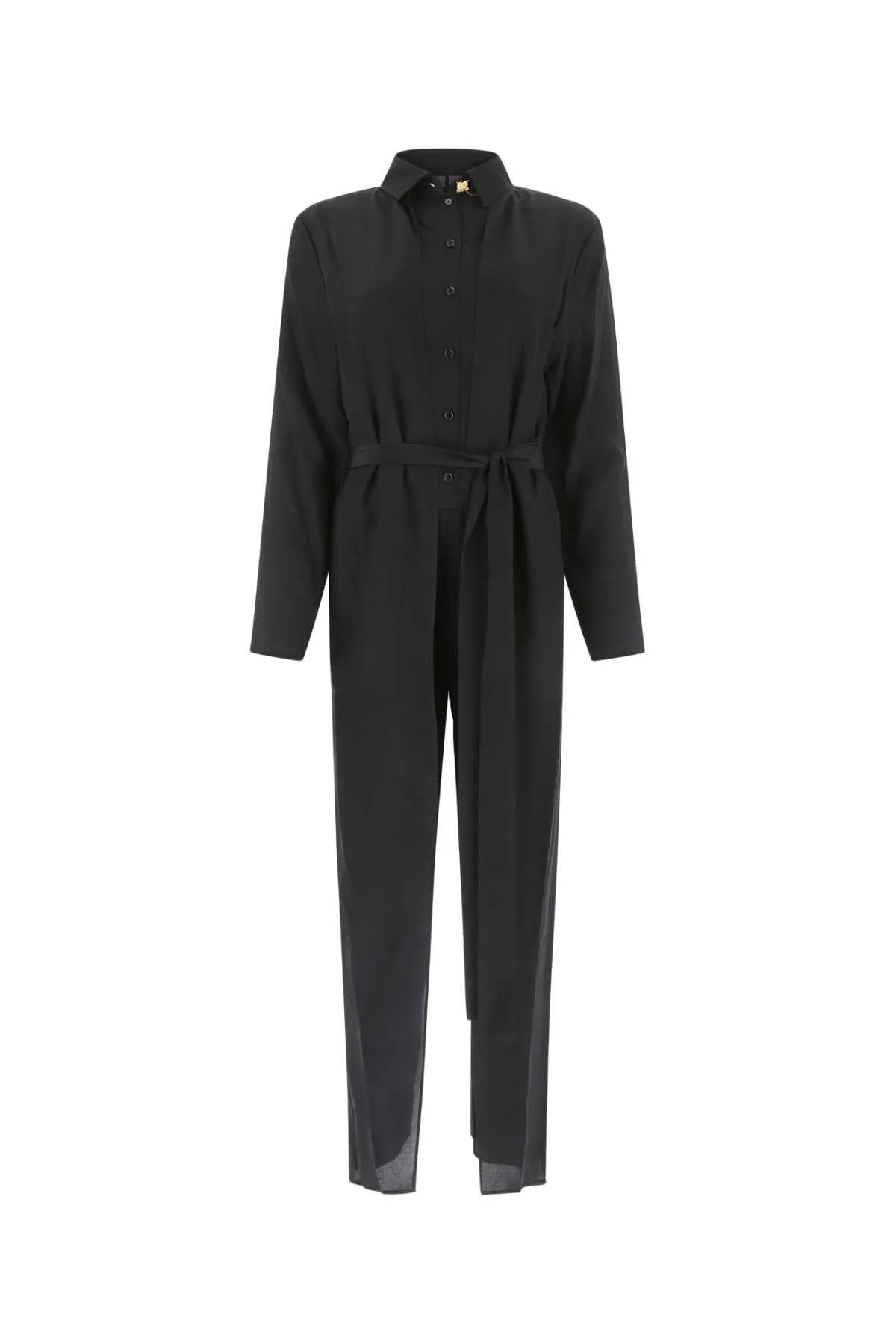 Marc Jacobs Long-Sleeved Gathered Detail Jumpsuit