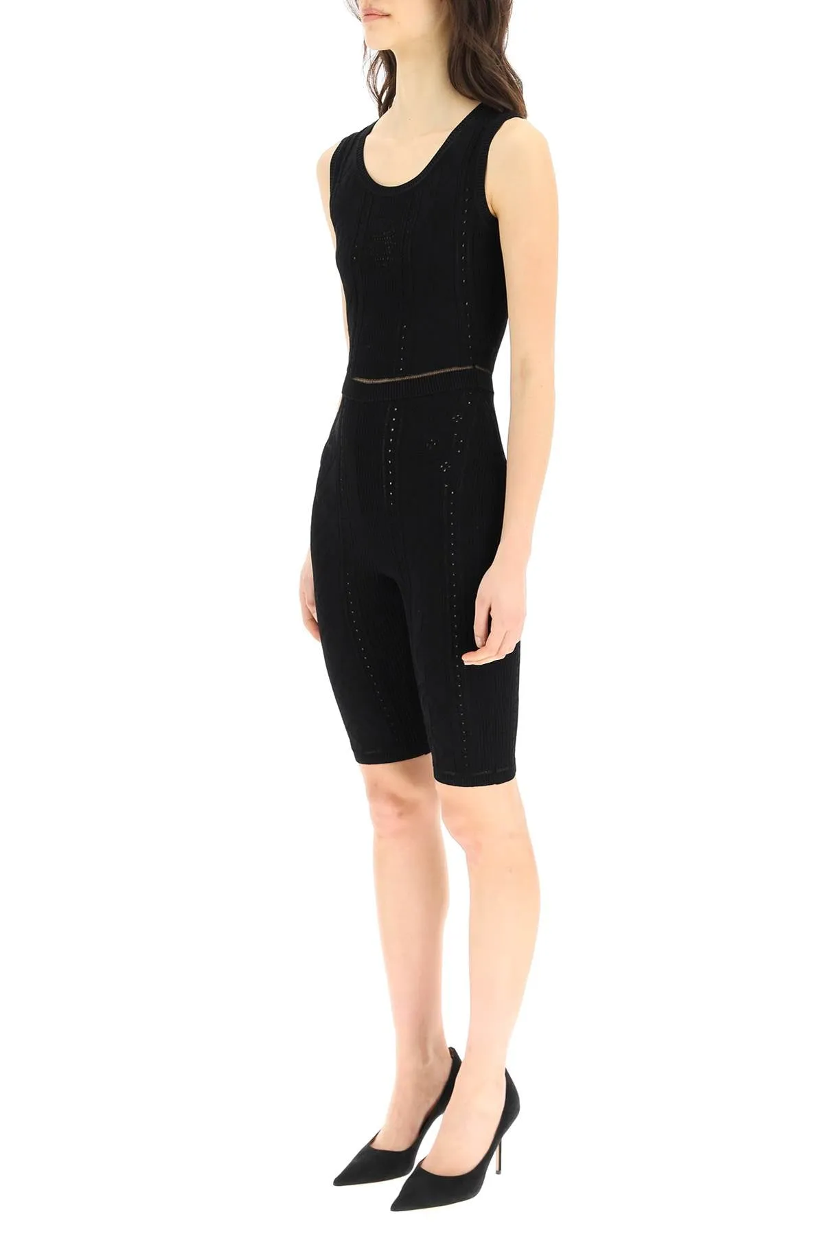 Marine Serre Lunar Sleeveless Jumpsuit