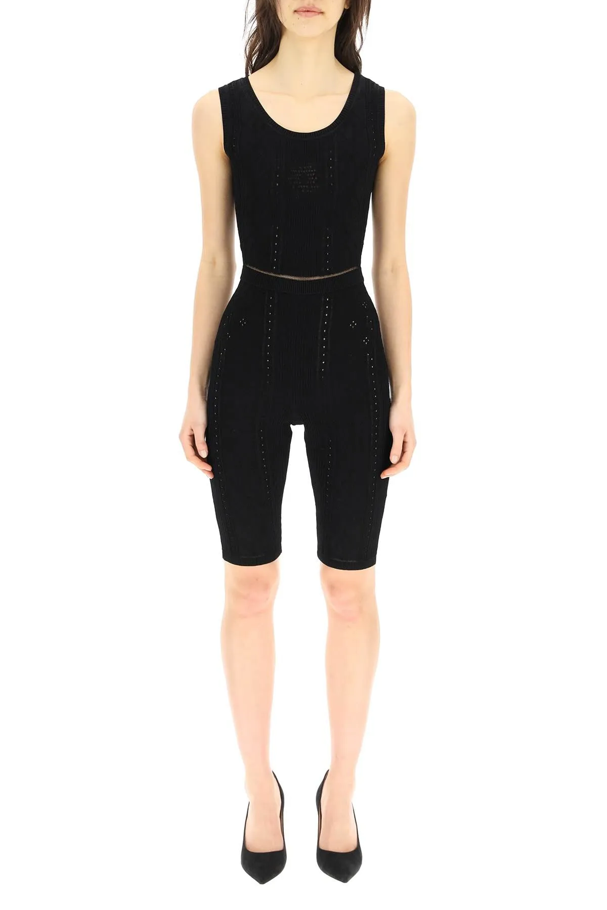 Marine Serre Lunar Sleeveless Jumpsuit